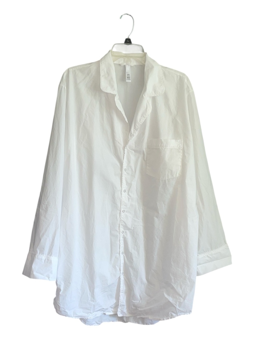 Classic White Button-Up Shirt